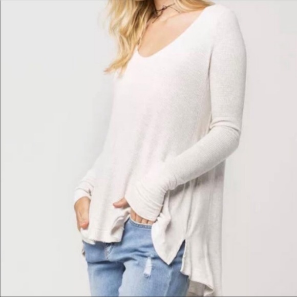 Free People Tops We The Free Malibu Thermal Oatmeal Poshmark
